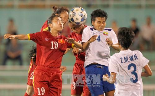 Đội tuyển nữ Việt Nam giành chiến thắng 3 – 2 trước Myanmar trong trận ra quân